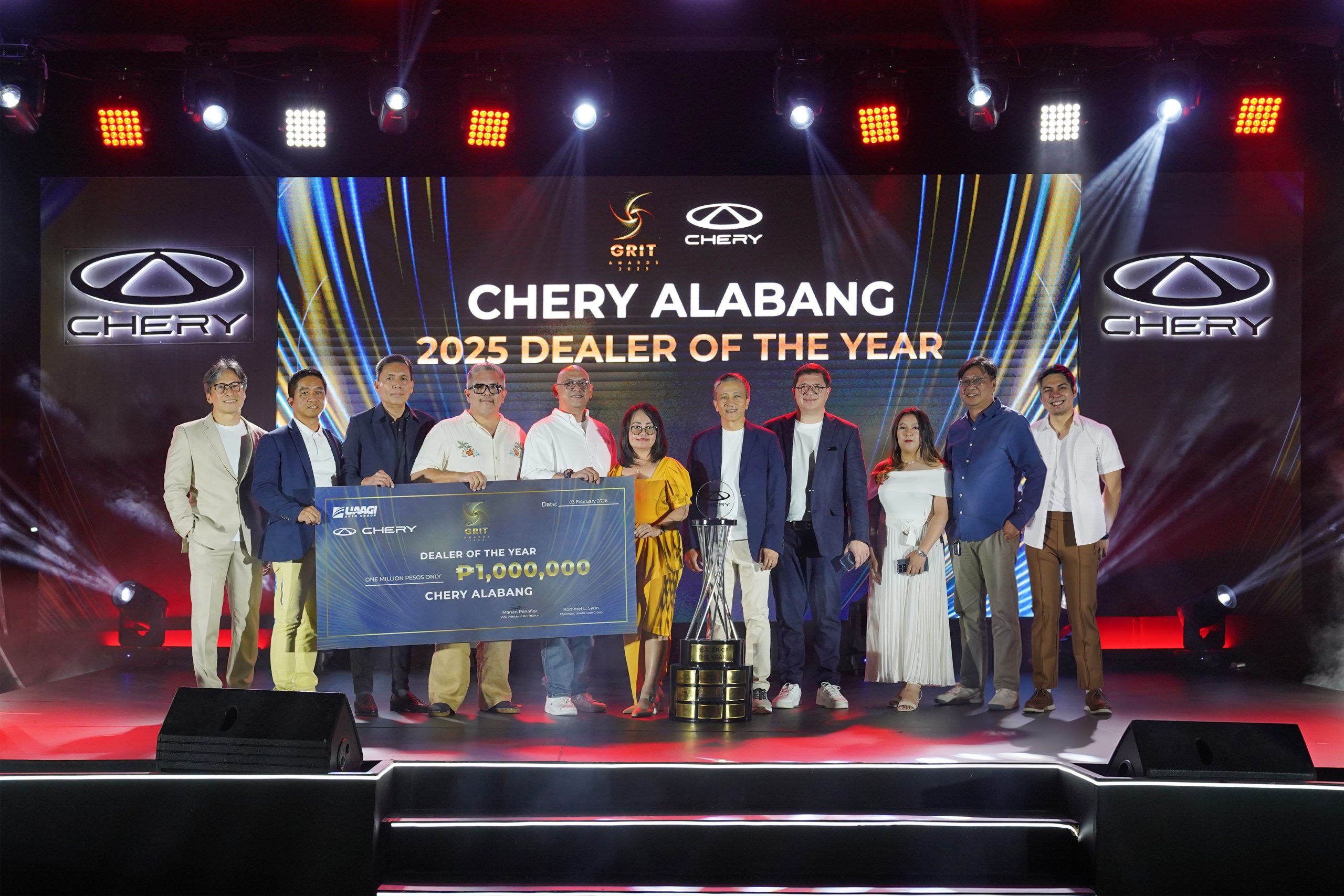 Top Chery dealers feted at GRIT Awards 2025